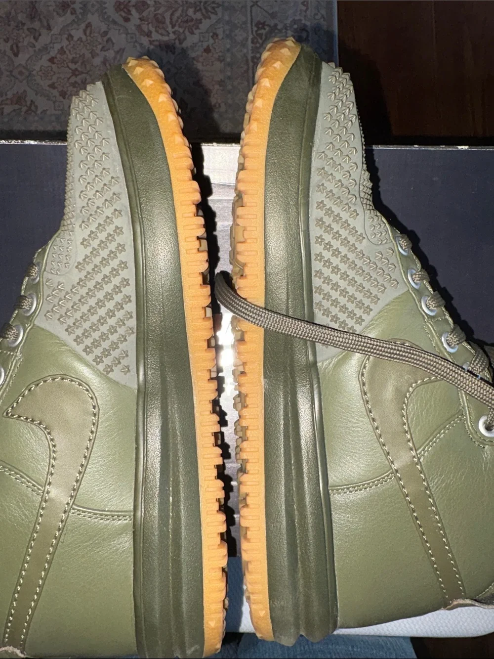 Nike Air Force 1 Olive Green Men’s duck boot Tactical Lace-Up Boots